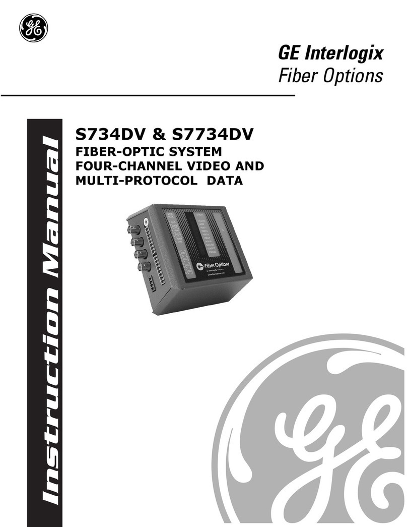 GE Interlogix S734DV User manual