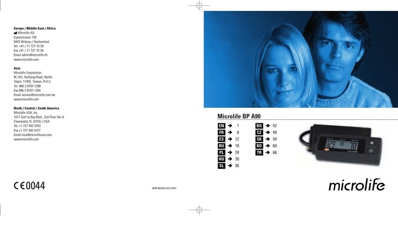 Microlife BP A90 instructions