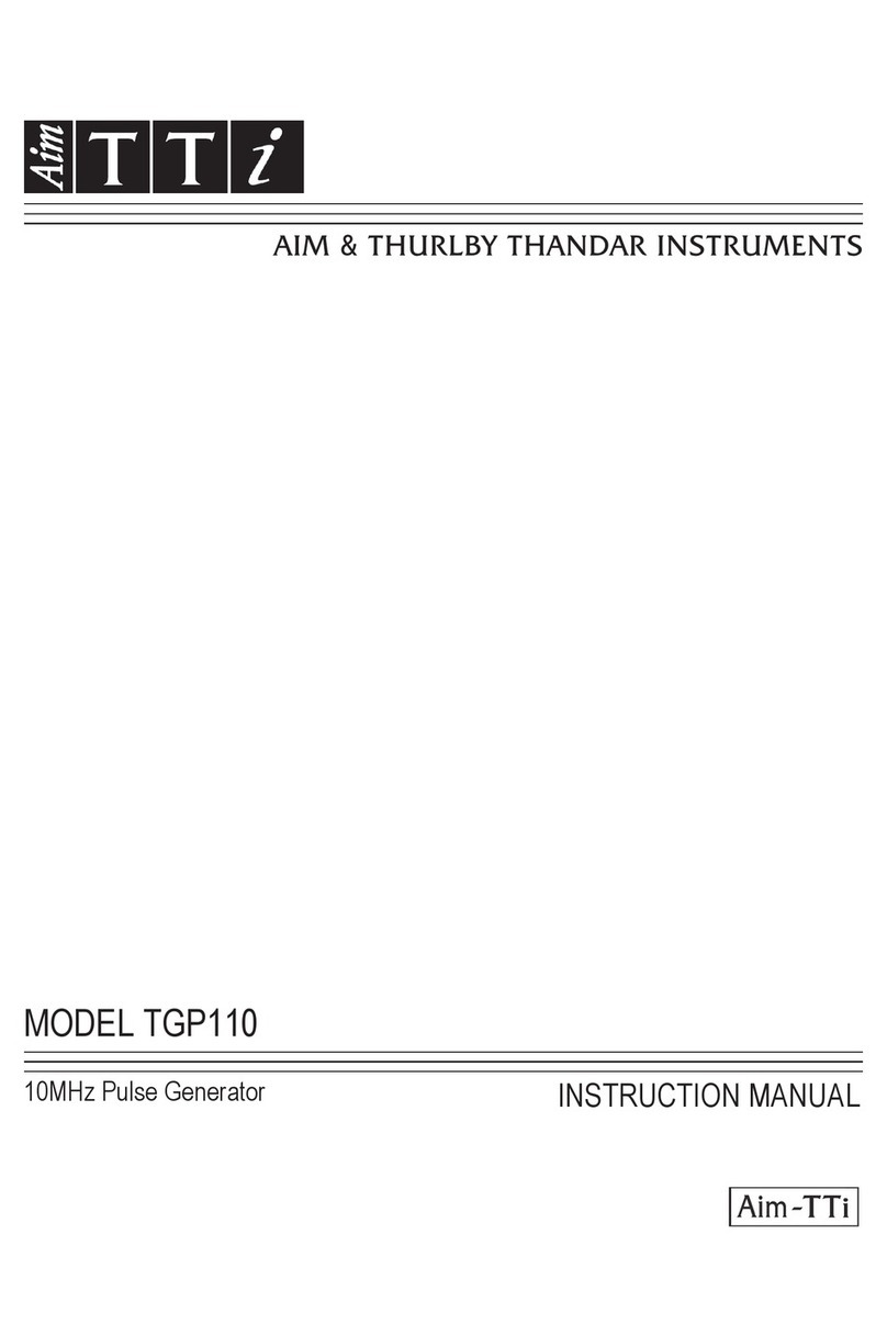 AimTTi TGP110 instruction manual