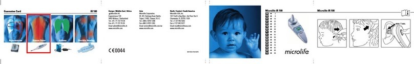 Microlife IR 100 User manual
