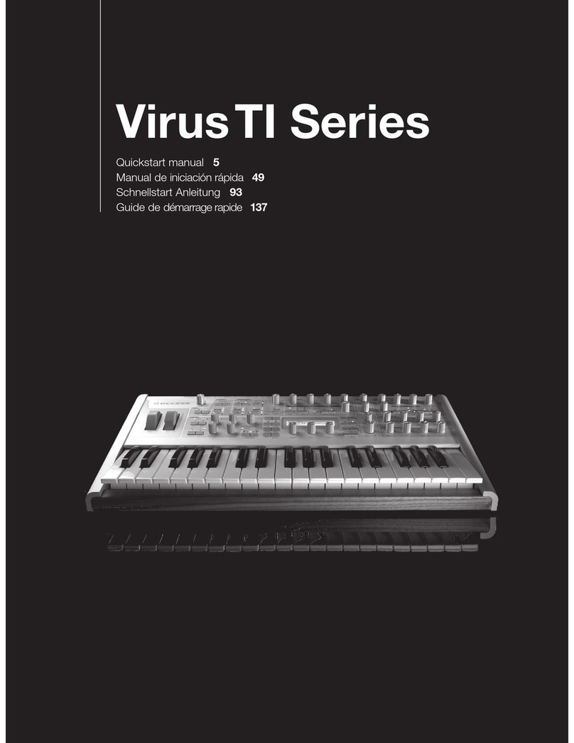Access Virus TI Instruction manual
