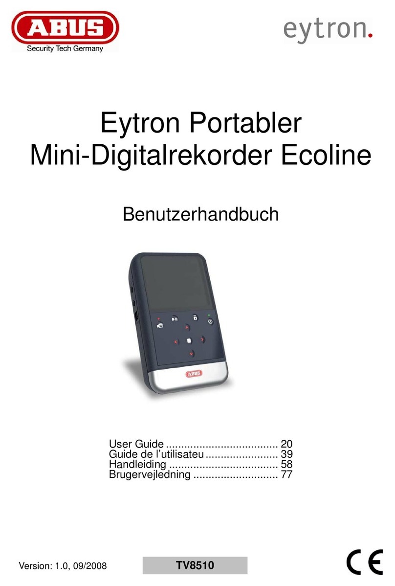 Abus Eytron TV8510 User manual
