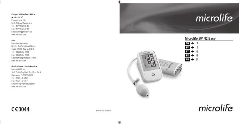 Microlife BP N2 Easy User manual