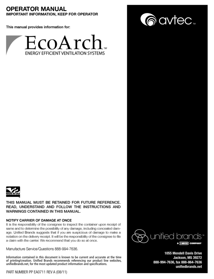 Avtec ecoarch User manual