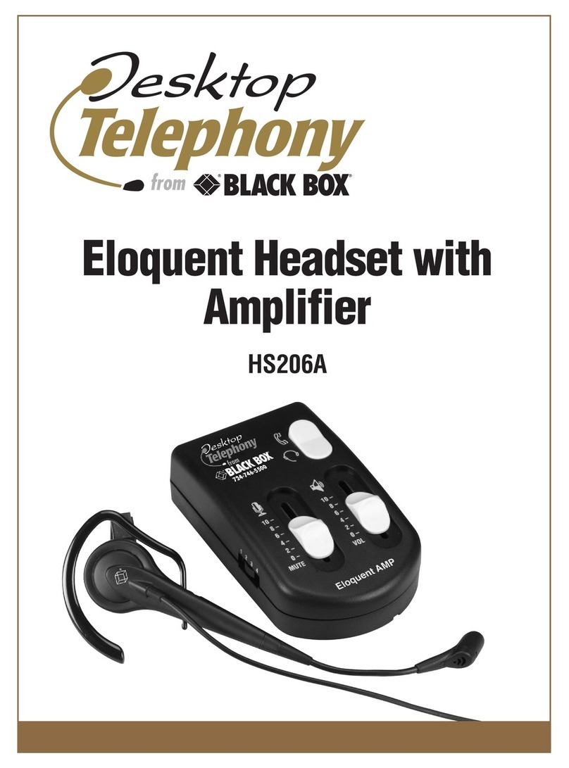 Black Box HS206A user manual