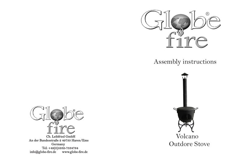 Globe fire Volcano Assembly instructions