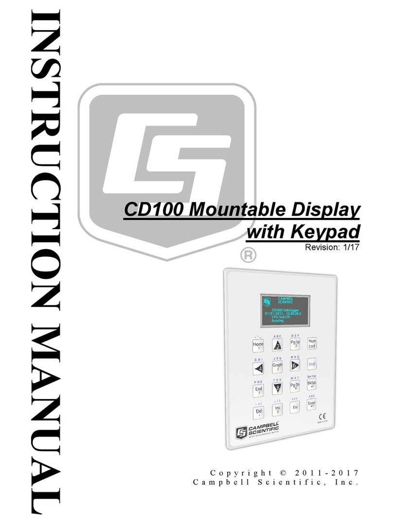 Campbell CD100 User manual