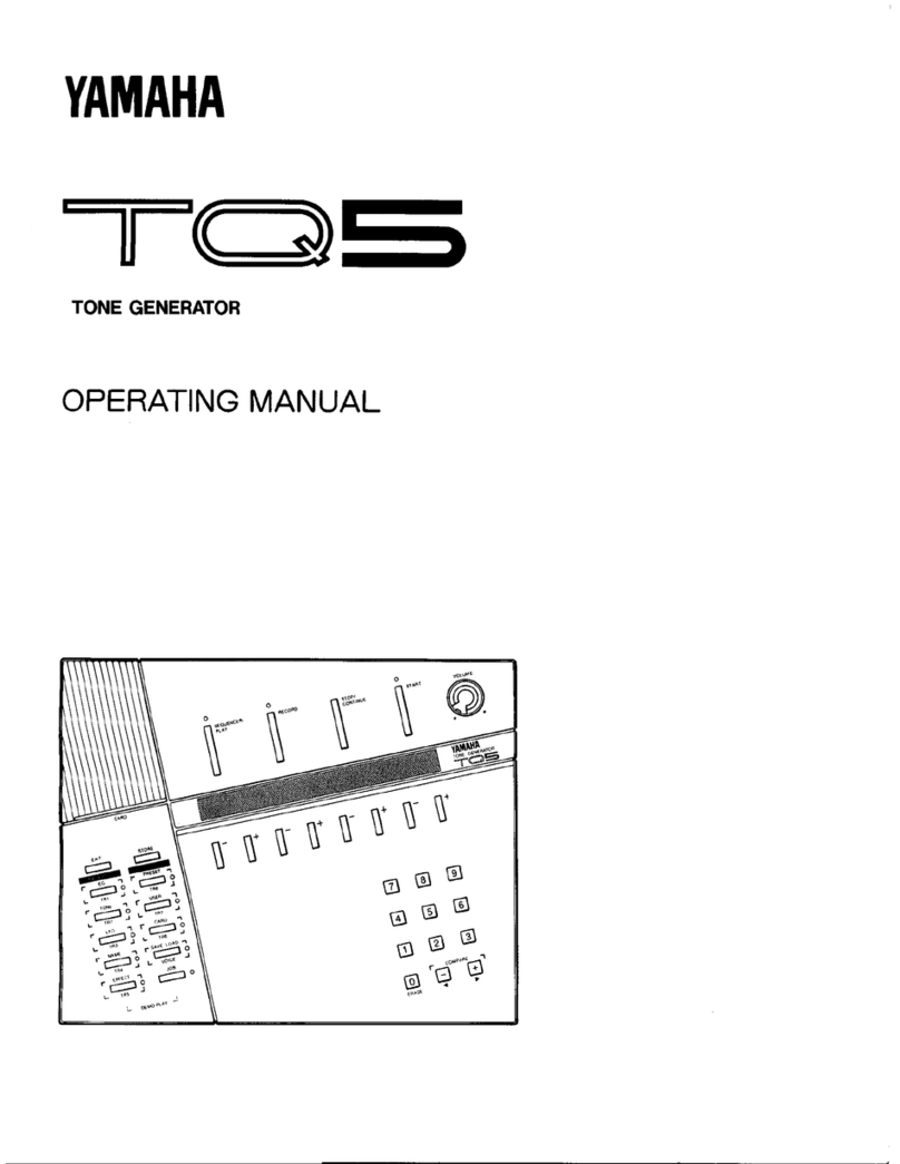 Yamaha TQ5 User manual