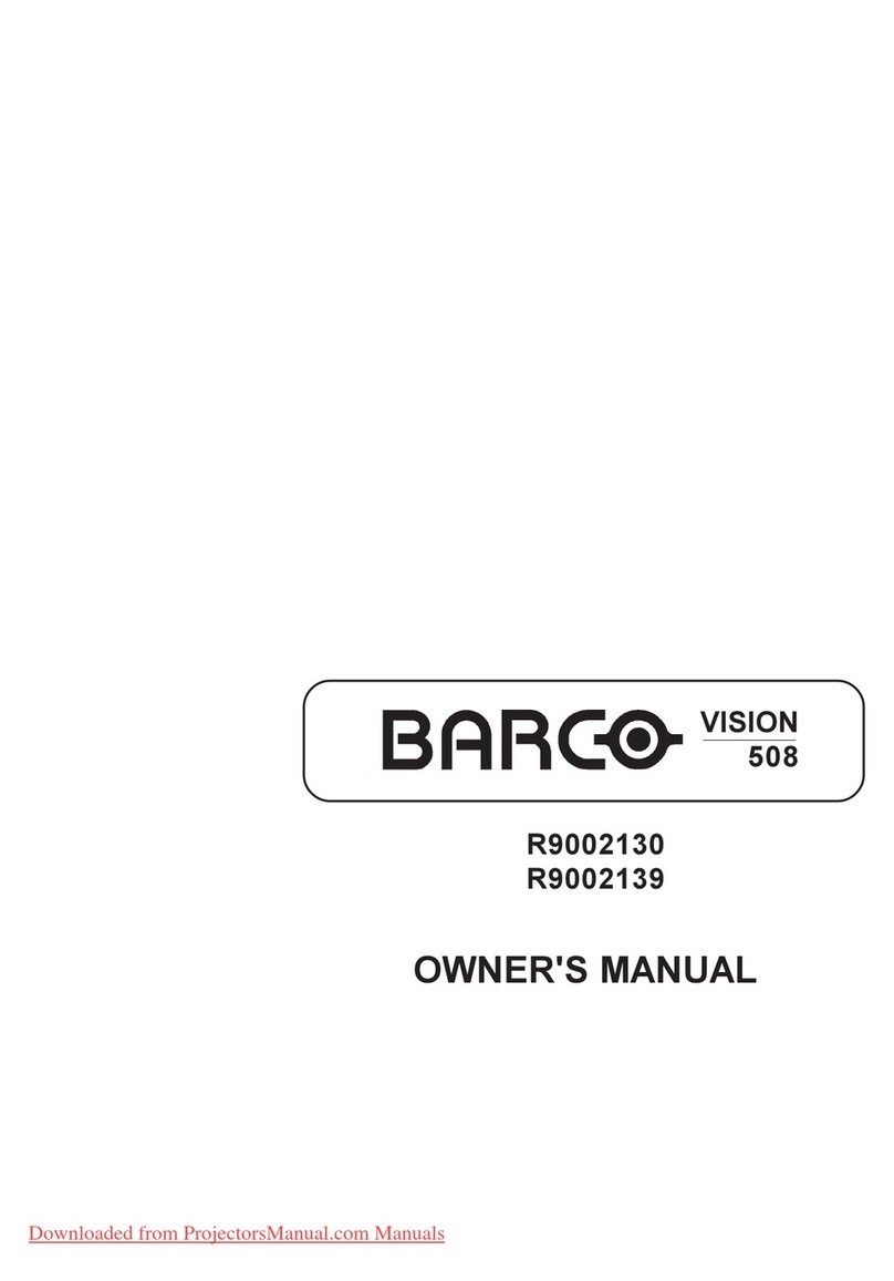 Barco R9002130 User manual