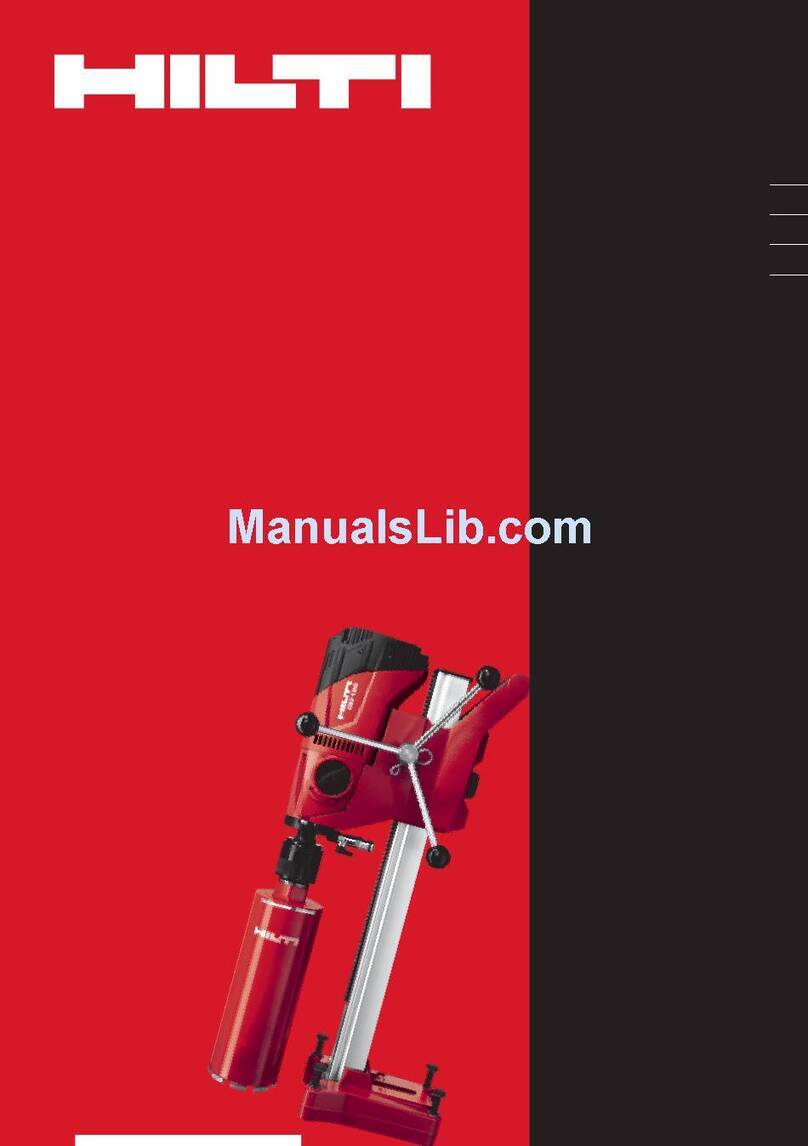 Hilti DD 120 User manual