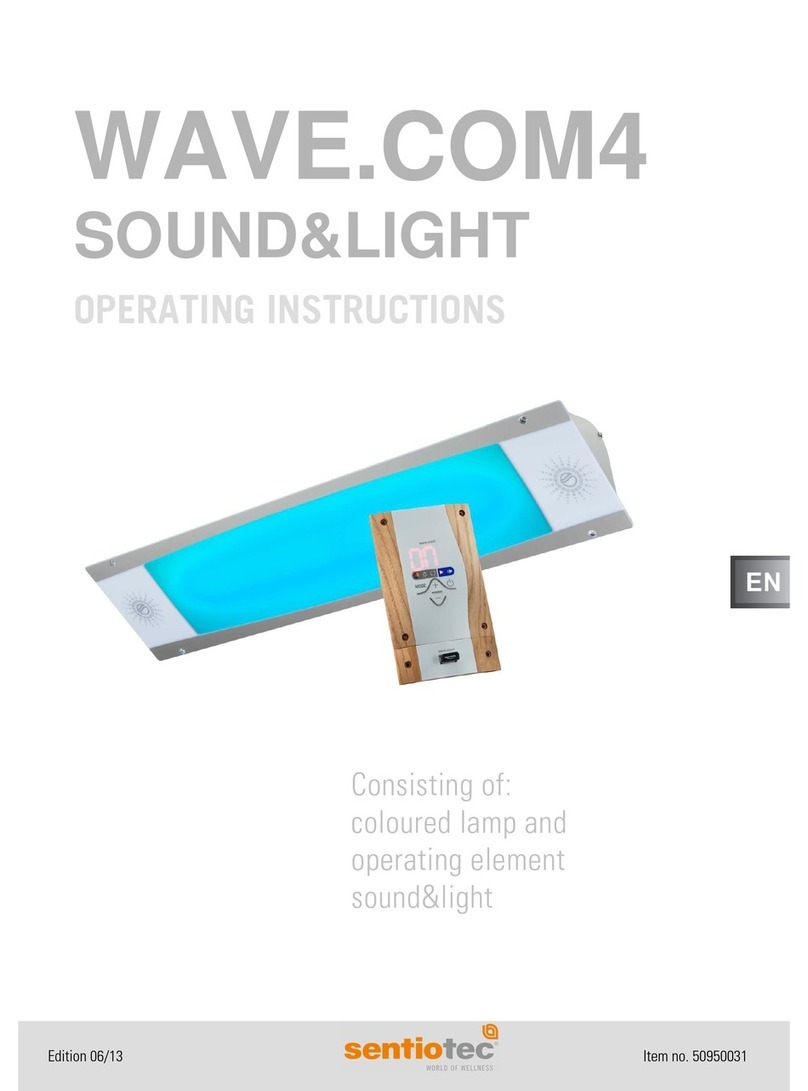 Sentiotec wave.com4 touch operating instructions
