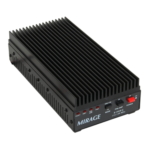 Mirage B 1018 G User manual