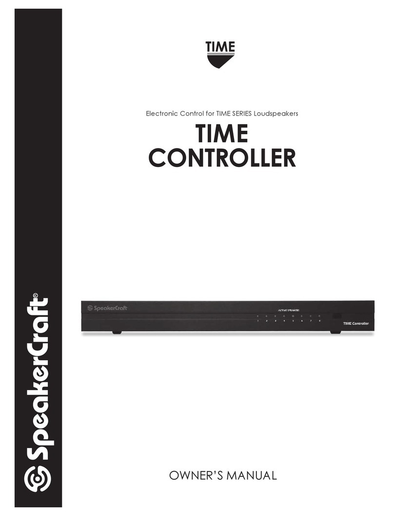 SpeakerCraft TIME One owner's manual