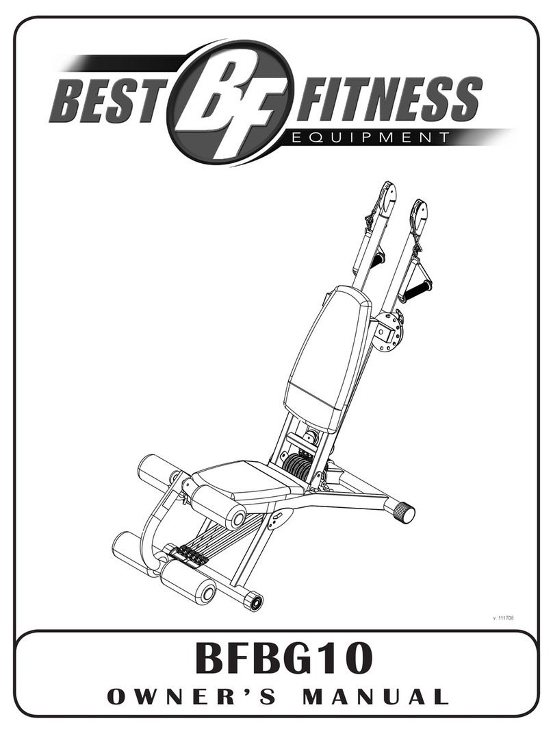 Best Fitness BFBG10 owner's manual