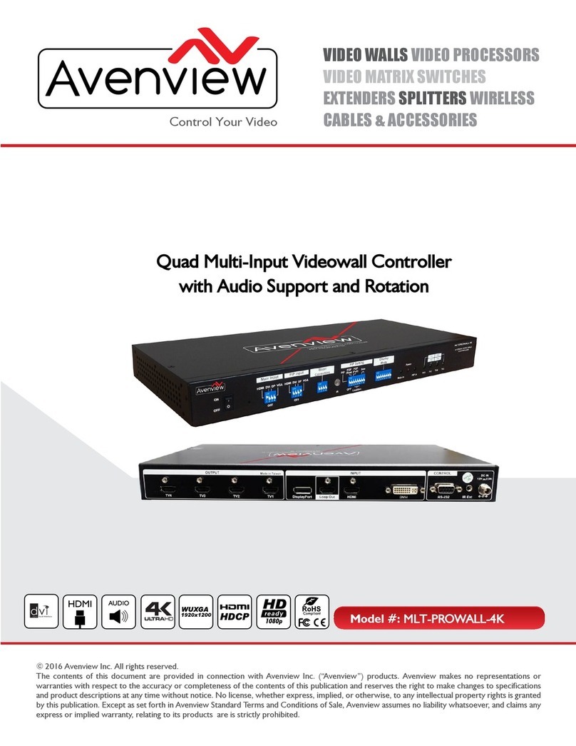 Avenview MLT-PROWALL-4K user manual