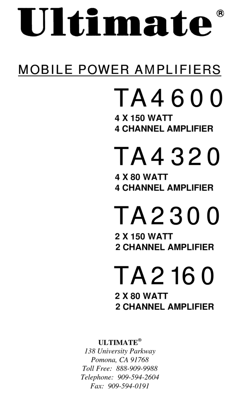 Ulti Mate TA4600 user manual