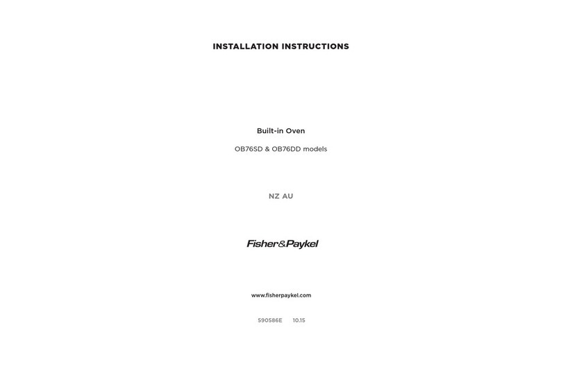 Fisher & Paykel OB76SD User manual Fisher & Paykel OB76SD User manual