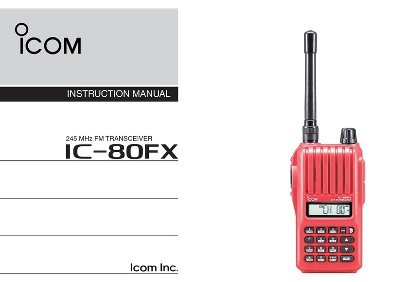 Icom ic-80fx instruction manual