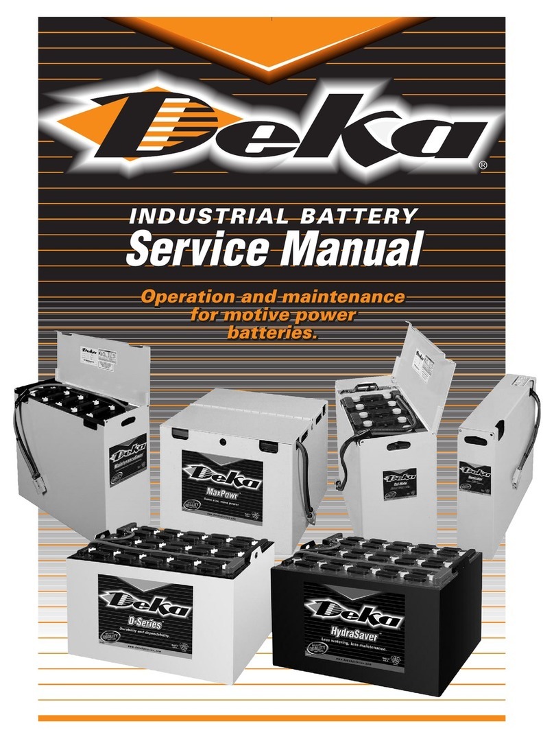 Deka Dominator Gel-Mate SVRLA G45 Service manual