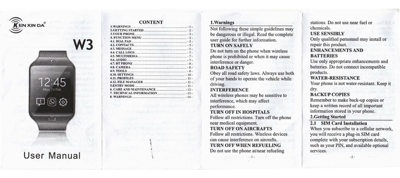 KENXINDA W3 user manual