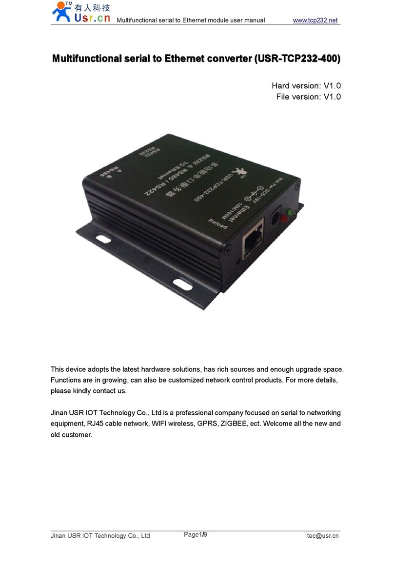Usr USR-TCP232-400 User manual