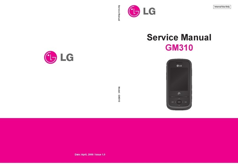 LG GM310 Service manual