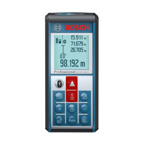 Bosch GLM 100 C Professional User manual