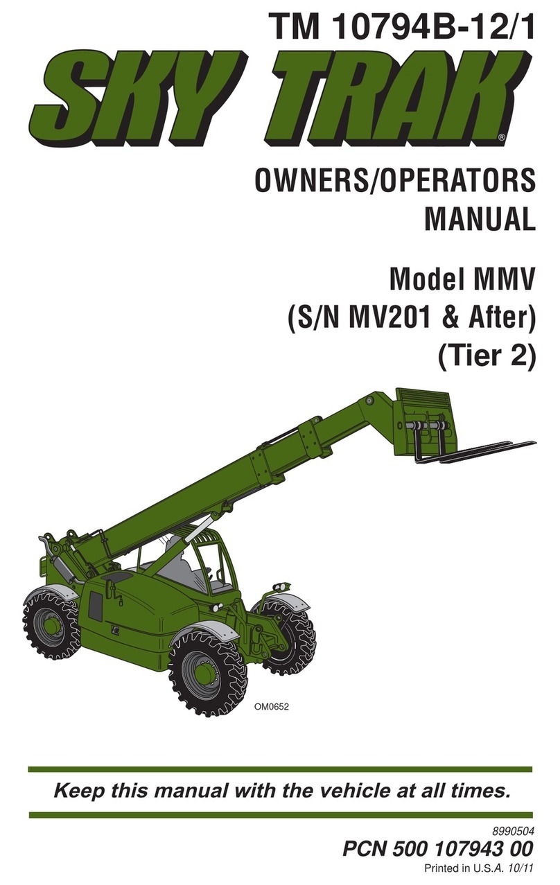 Skytrak MMV Owner's/operator's manual