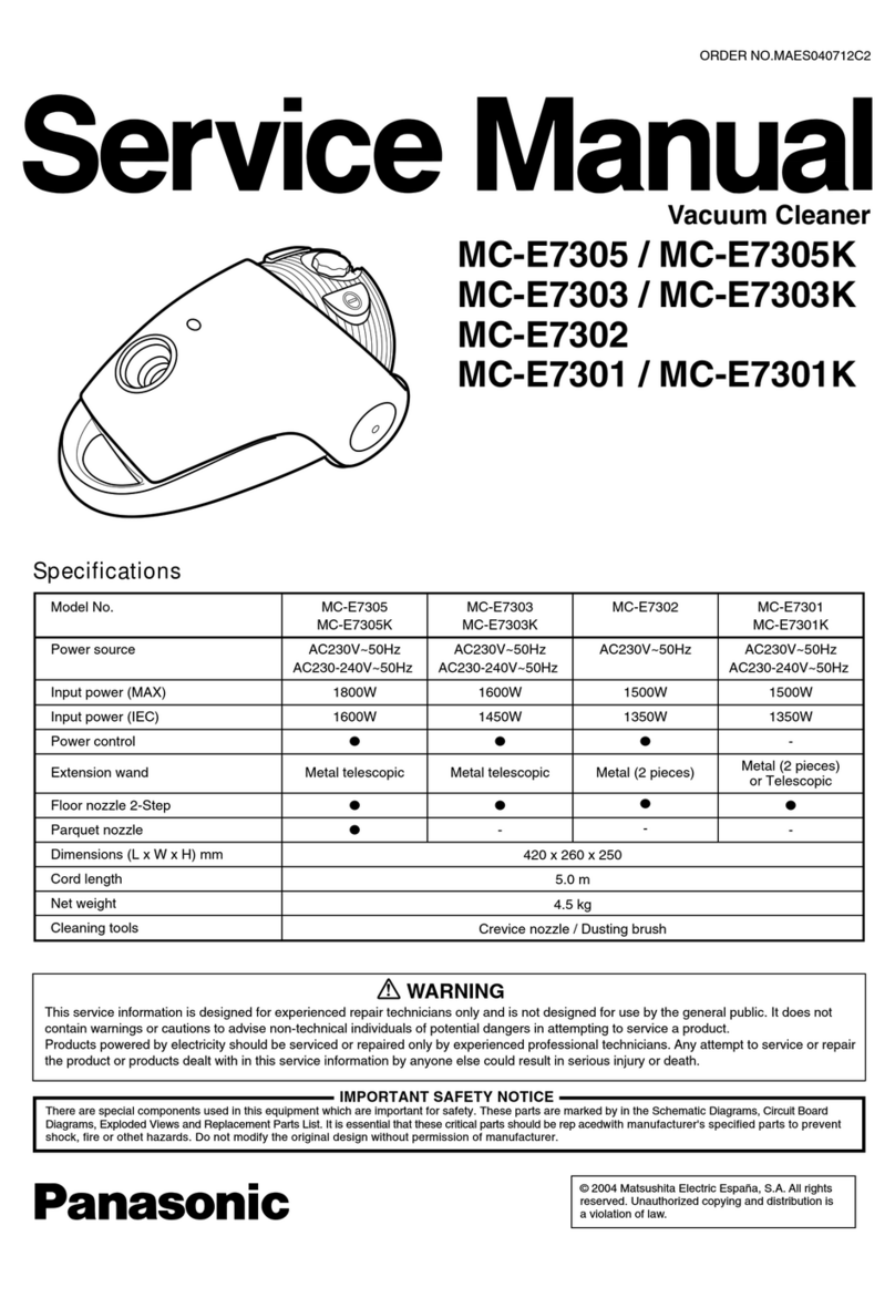 Panasonic MC-E7305 Service manual