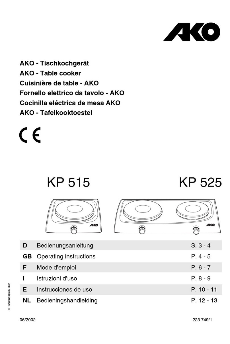 AKO KP 515 operating instructions