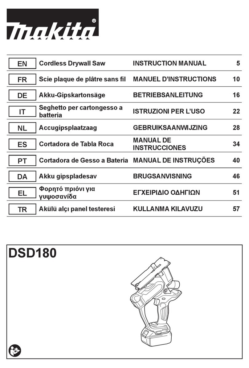 Makita DSD180 instruction manual
