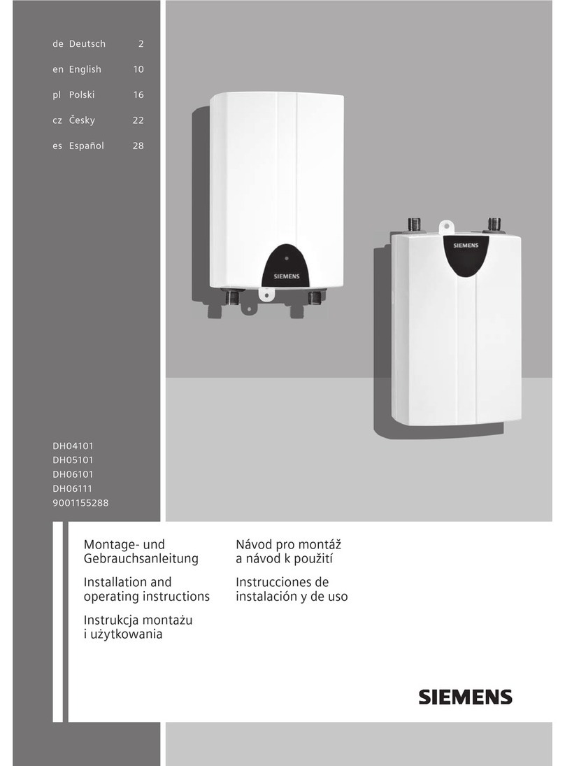 Siemens DH04101 User manual
