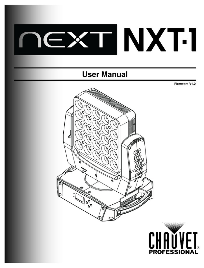 Chauvet next NXT-1 User manual