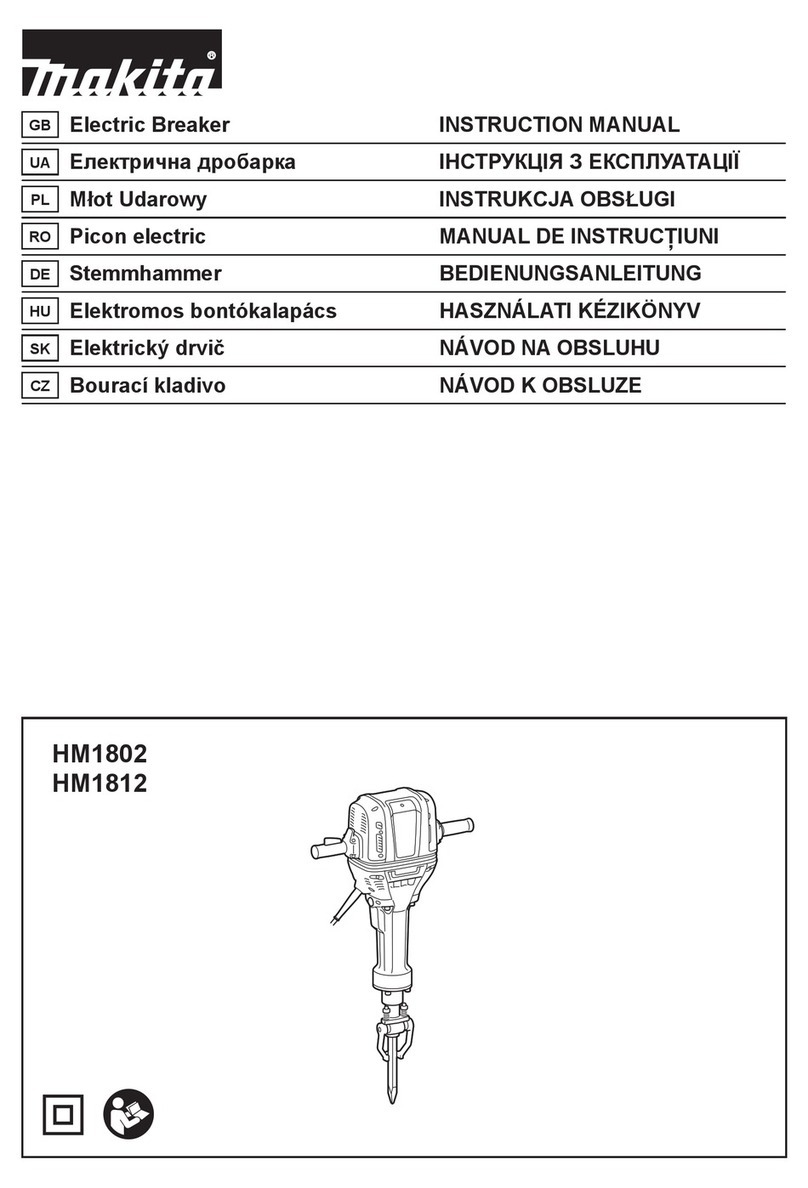 Makita HM1802 instruction manual