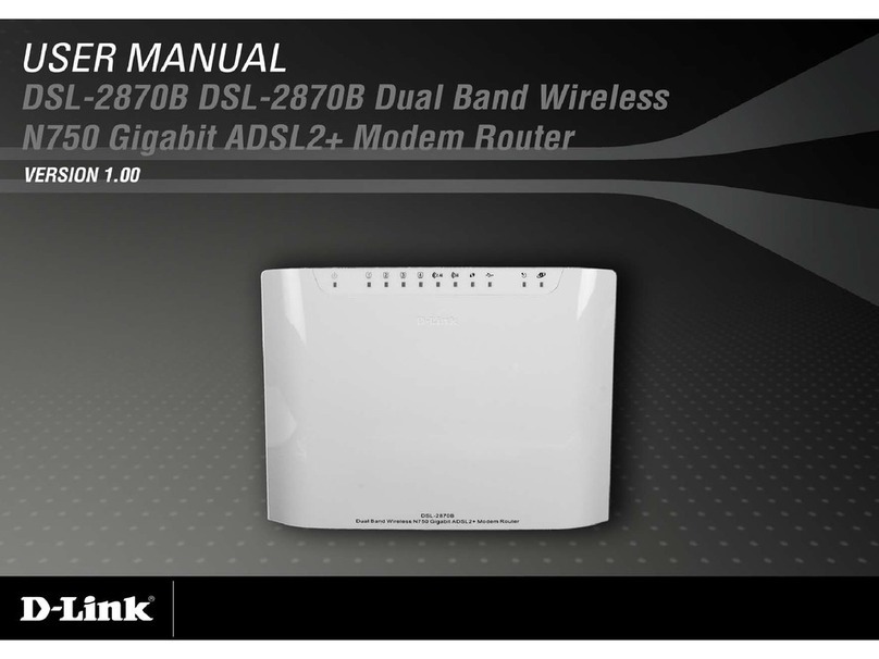 D-Link DSL-2870B User manual D-Link DSL-2870B User manual