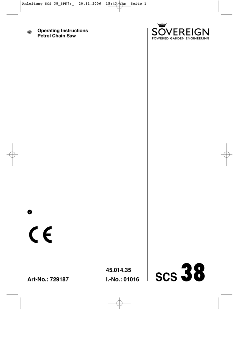 Sovereign SCS 38 User manual Sovereign SCS 38 User manual