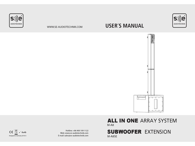 SE M-A8 user manual