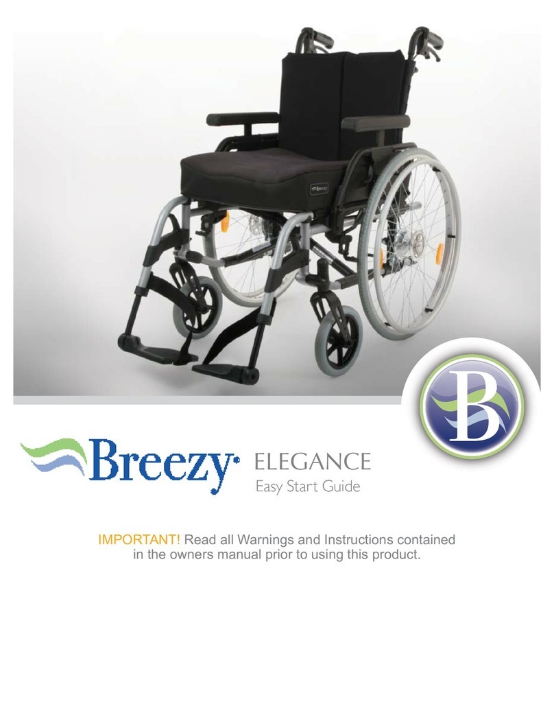 Sunrise Medical BREEZY SERIES Instructions for use