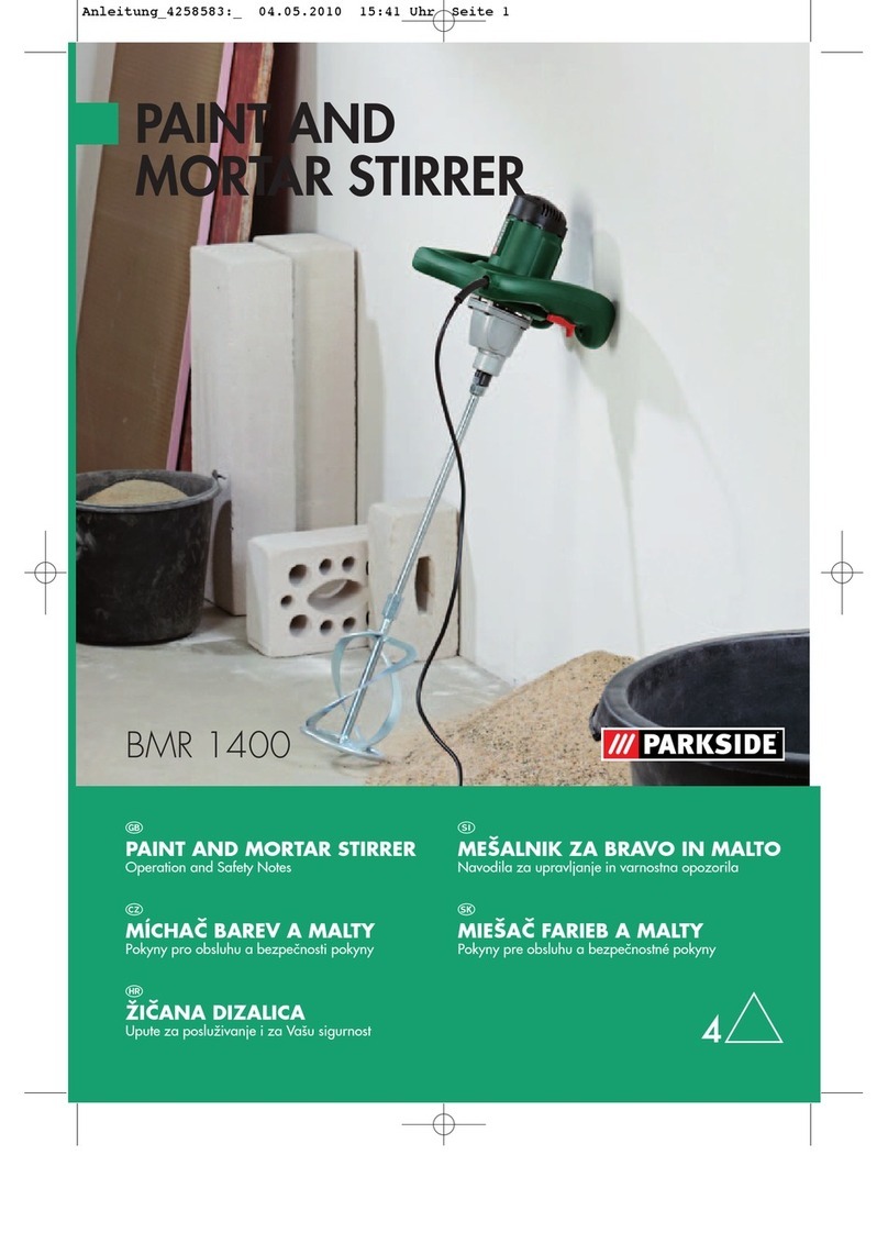 Parkside BMR 1400 User manual Parkside BMR 1400 User manual
