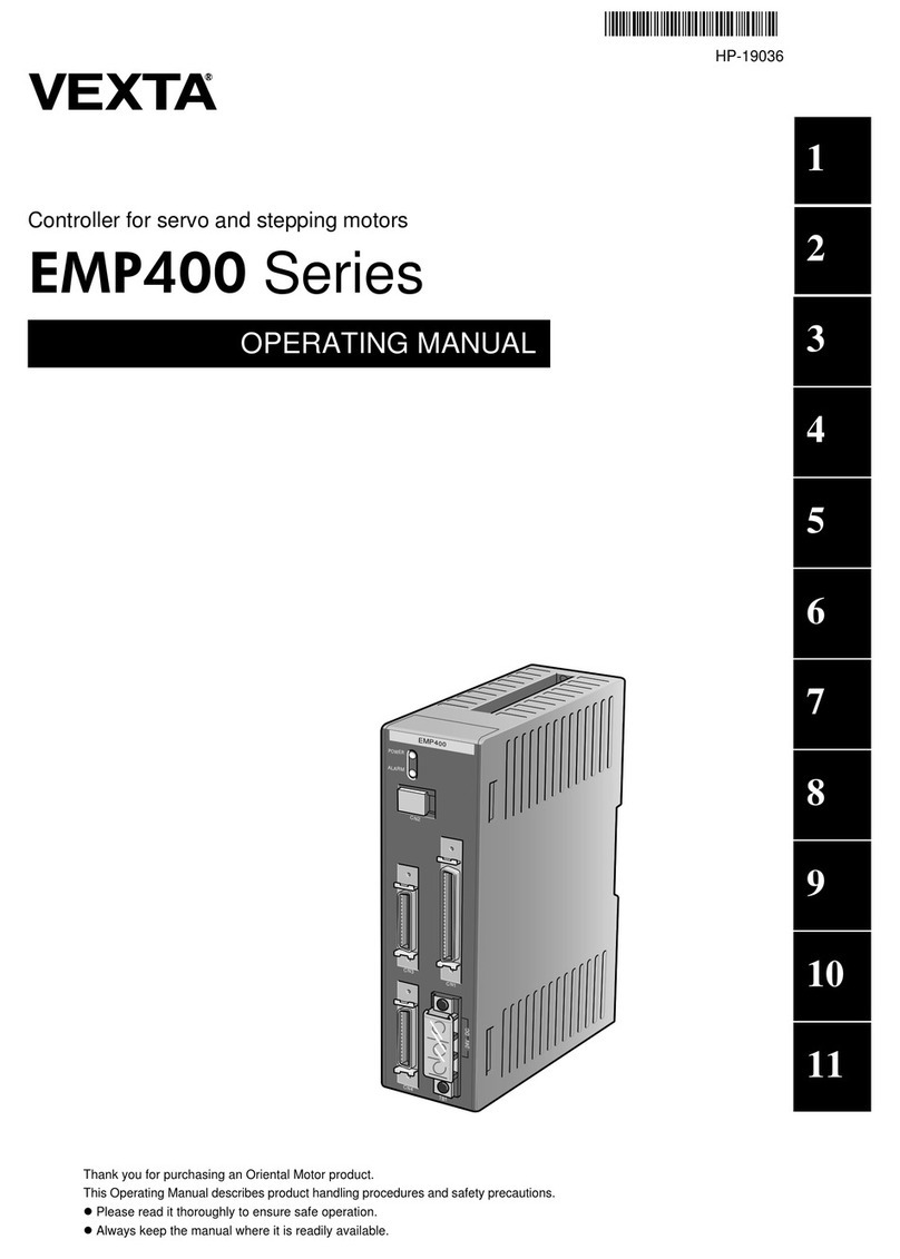 Vexta EMP400 Series operating manual