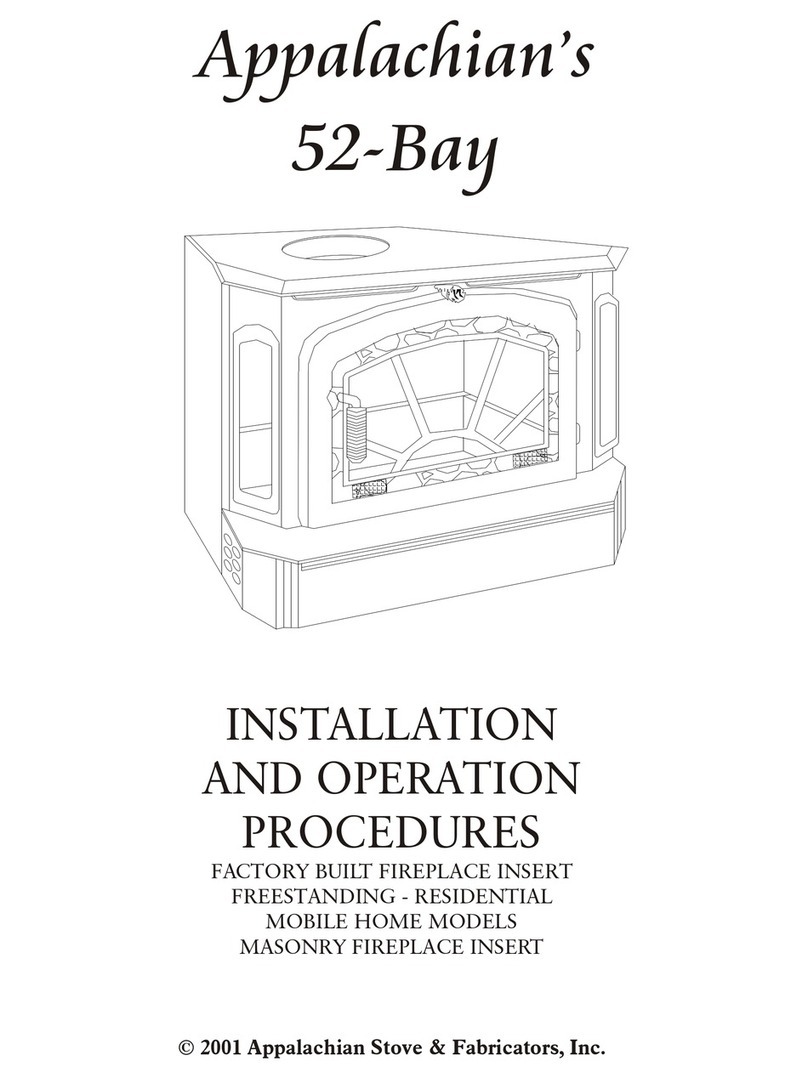 Appalachian Stove & Fabricators 52-Bay Installation and operation procedures Appalachian Stove & Fabricators 52-Bay Installation and operation procedures