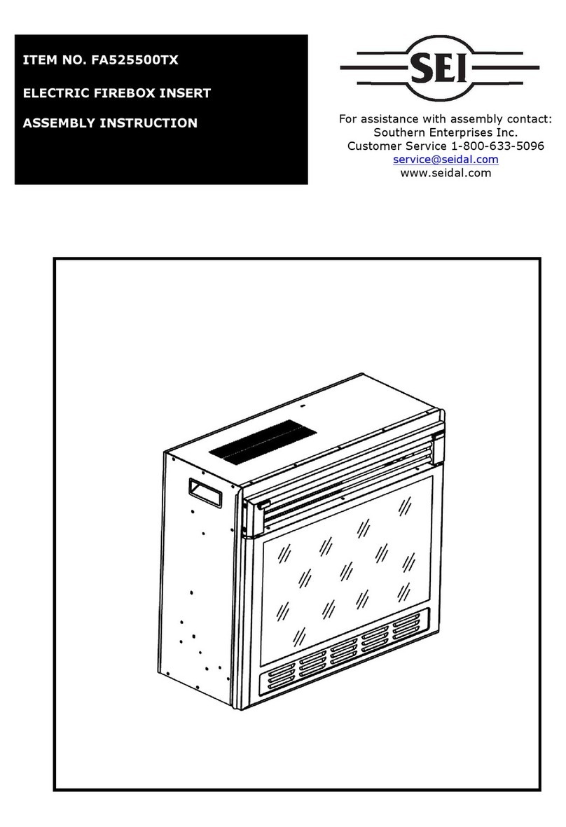 SEI FA525500TX Assembly instruction