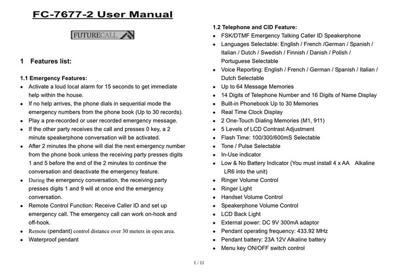FutureCall FC-7677-2 user manual