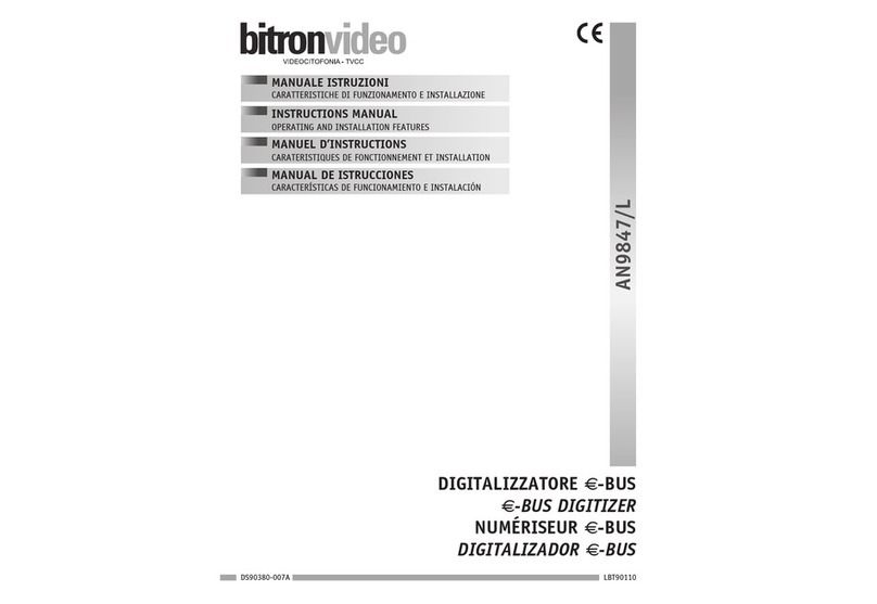 Bitron Video AN9847/L User manual
