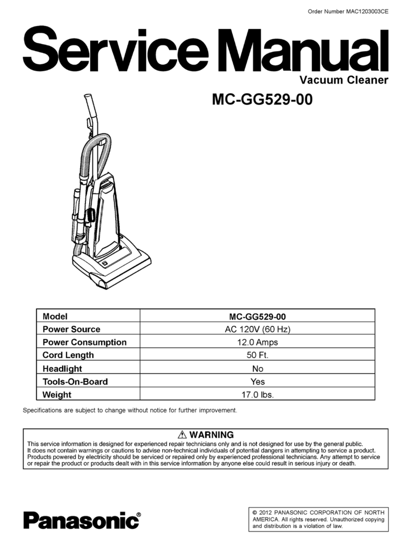 Panasonic MC-GG529-00 User manual