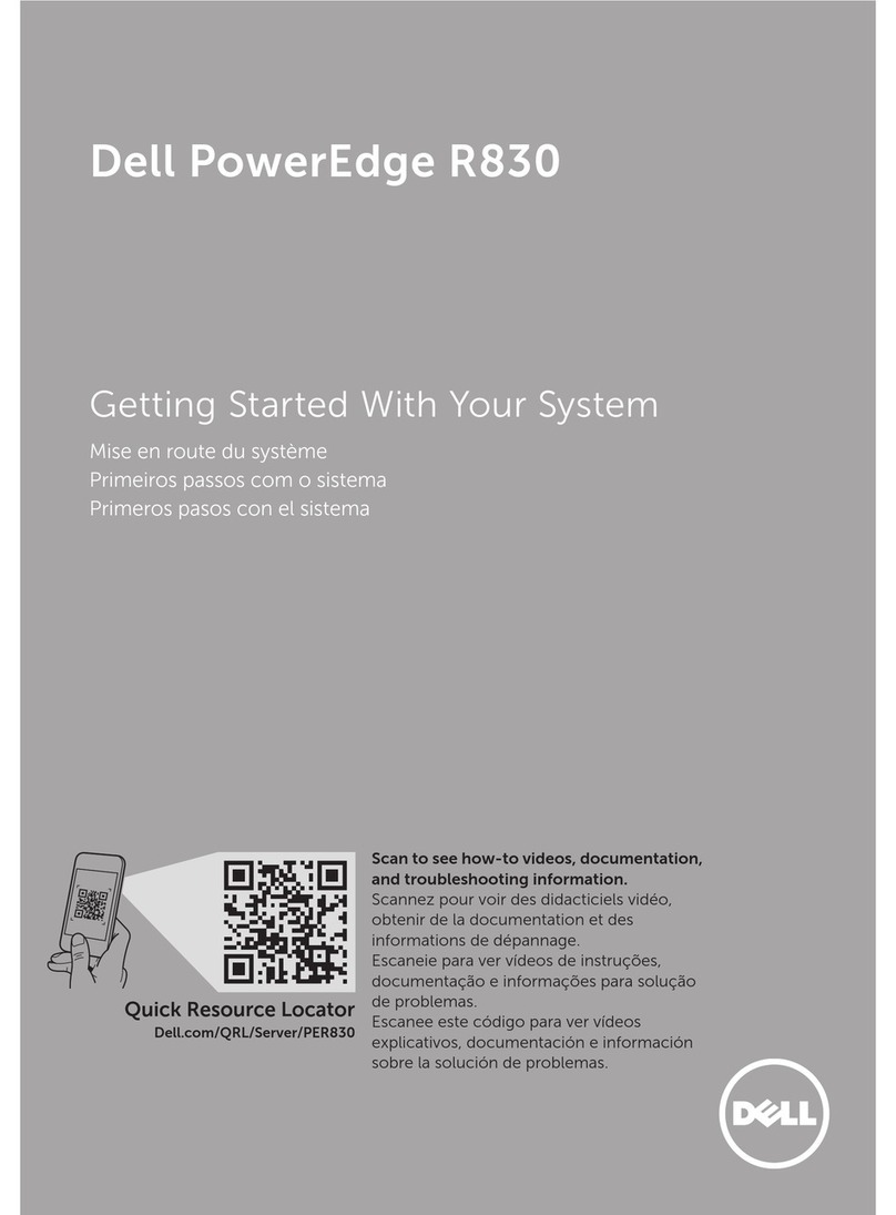 Dell PowerEdge R830 User manual