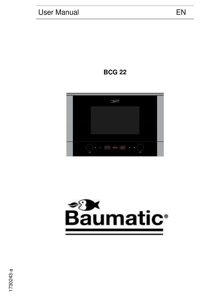 Baumatic BCG 22 user manual