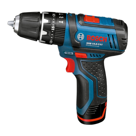 Bosch GSB 10.8-2-LI Professional Original instructions
