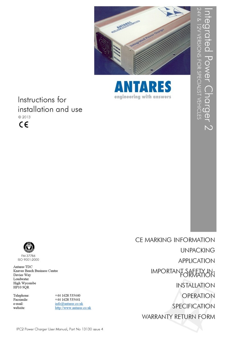Antares IPC2 Instructions for installation and use