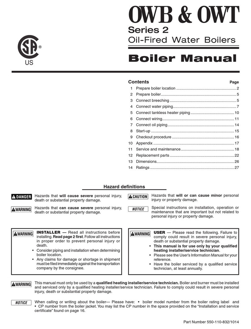 Williamson OWB Series 2 user manual